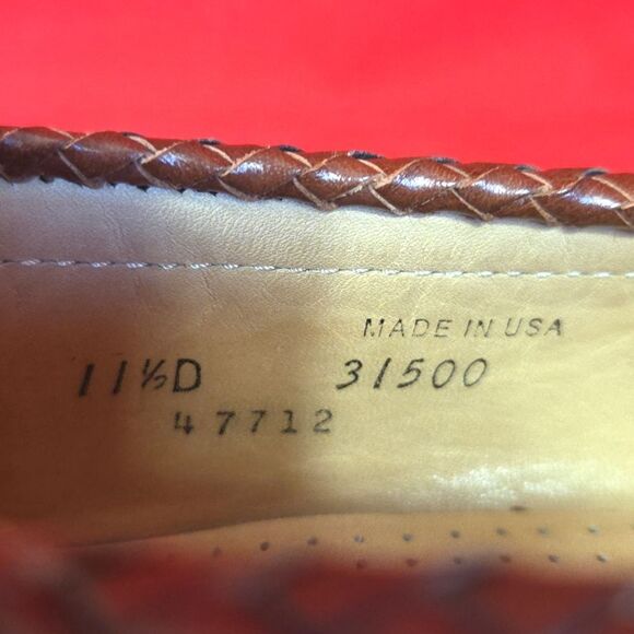 ALLEN EDMONDS Maxfield Tassel‎ Loafer Black Brown Mens Size 11.5 D - Picture 11 of 12